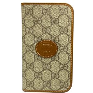 GUCCI - 美品【グッチ】アイフォン 7/8ケース 手帳型 GGスプリーム 正規品 新品】GUCCI グッチ 760184 アイフォンケース iPhone15