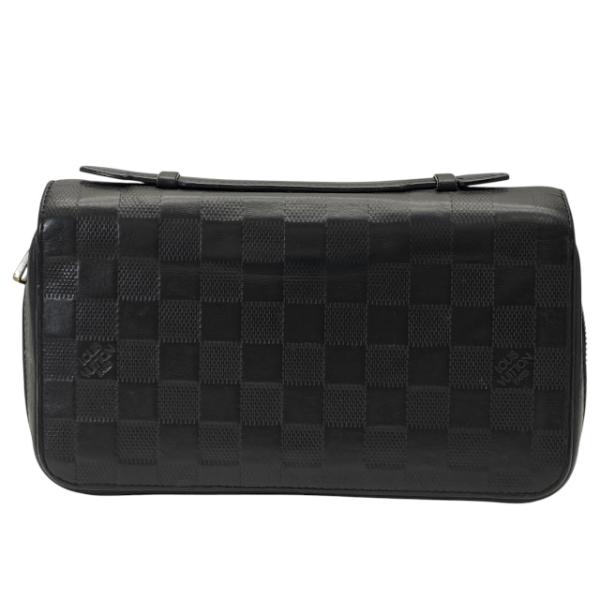 ルイヴィトン N61254 ダミエアンフィニ ジッピー XL セカンドバッグ クラッチバッグ オーガ...