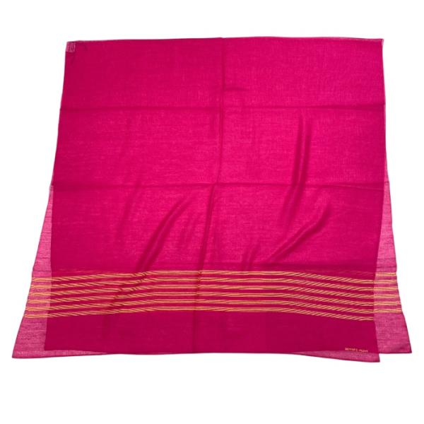 エルメス スカーフ ストール ショール アクセサリー 大判 カシミヤ シルク ロゴ ピンク イエロー...