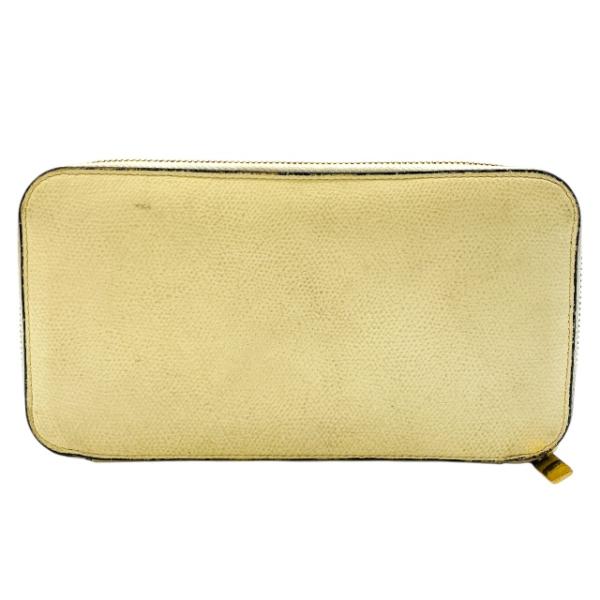 Valextra ヴァレクストラ 財布 長財布 ロングウォレット ラウンドファスナー レザー ホワイ...