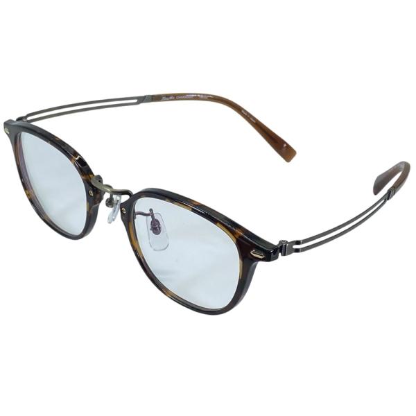 ラインアート シャルマン Brio ブリオ 眼鏡 メガネ アイウェア べっ甲 ブラウン チタン XL...