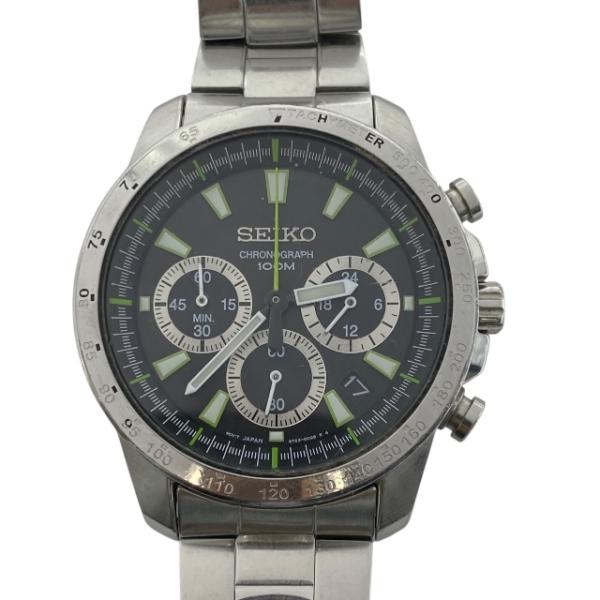 【稼働品】SEIKO セイコー 6T63-00D0 クロノグラフ 腕時計 時計 アクセサリー 小物 ...