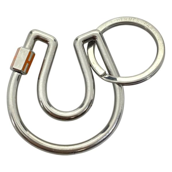 HERMES エルメス Hロゴ フェラ ア シュバル ホースシュー 馬蹄 モチーフ キーリング キー...