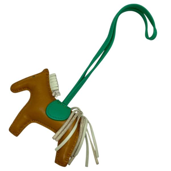 HERMES エルメス ロデオチャーム PM バッグチャーム 馬モチーフ キーホルダー アニョーミロ...