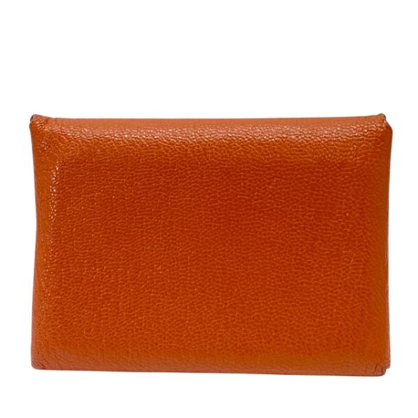 HERMES エルメス カルヴィデュオ カードケース コインケース パスケース 小銭入れ 二つ折り ...