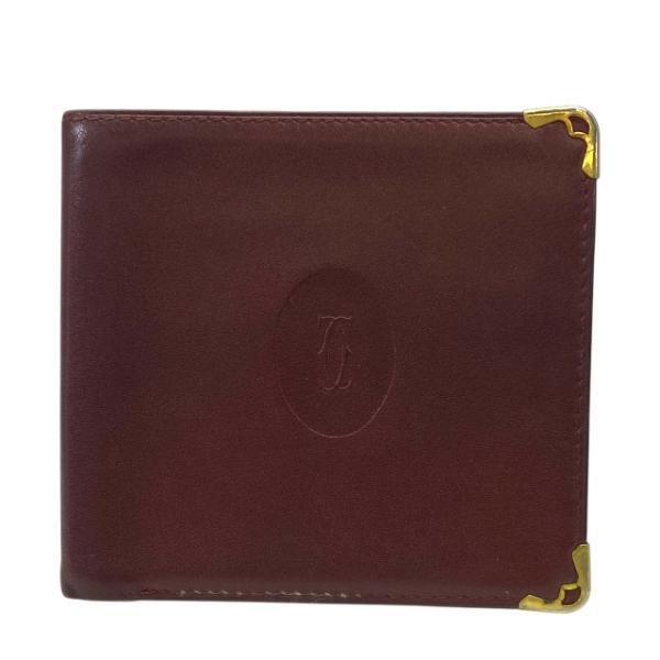 Cartier カルティエ マストライン 財布 二つ折り財布 折り財布 コンパクトウォレット 札入れ...