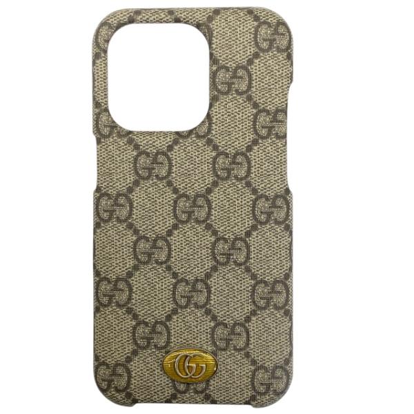 【新品】GUCCI グッチ 753610 アイフォンケース iPhone14PRO スマホケース G...