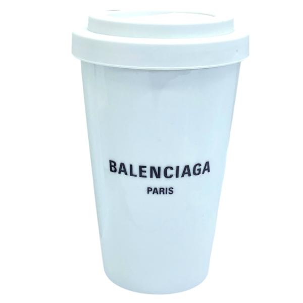 【未使用保管品】BALANCIAGA バレンシアガ タンブラー 小物 コーヒーカップ 磁器 ロゴ ホ...