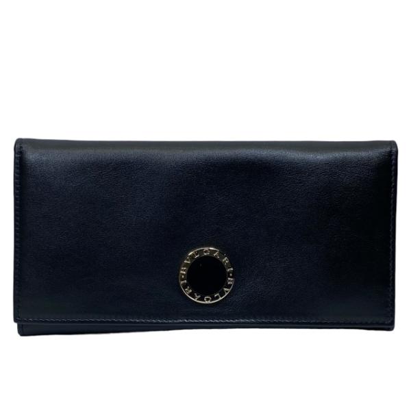 BVLGARI ブルガリ 32403 財布 長財布 二つ折り財布 折り財布 ロングウォレット ロゴ ...
