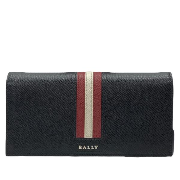 【美品】BALLY バリー 6218067 タリロ トレインスポッティング 財布 長財布 二つ折り財...