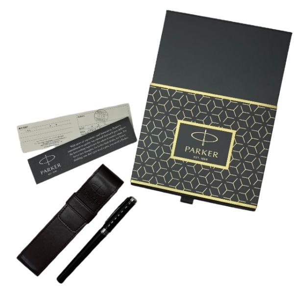 【美品】PARKER パーカー インジェニュイティ ブラックGT 5th 万年筆 筆記用具 文房具 ...