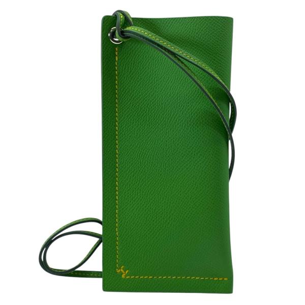 美品 HERMES エルメス メガネ ケース H セリエ ヴェルソ ヴェールユッカ サン  B刻印 ...