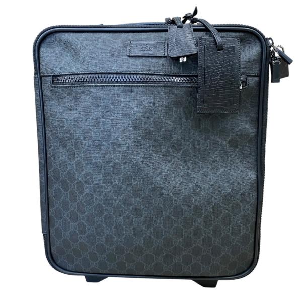 GUCCI グッチ GGスプリーム キャリーバッグ キャリーケース トローリー 170668 PVC...