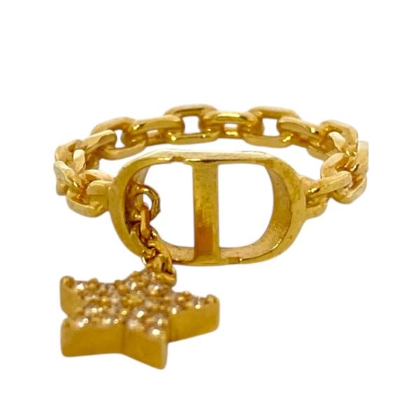 Christian Dior ディオール PETIT CD スター リング 指輪 アクセサリー ロゴ...