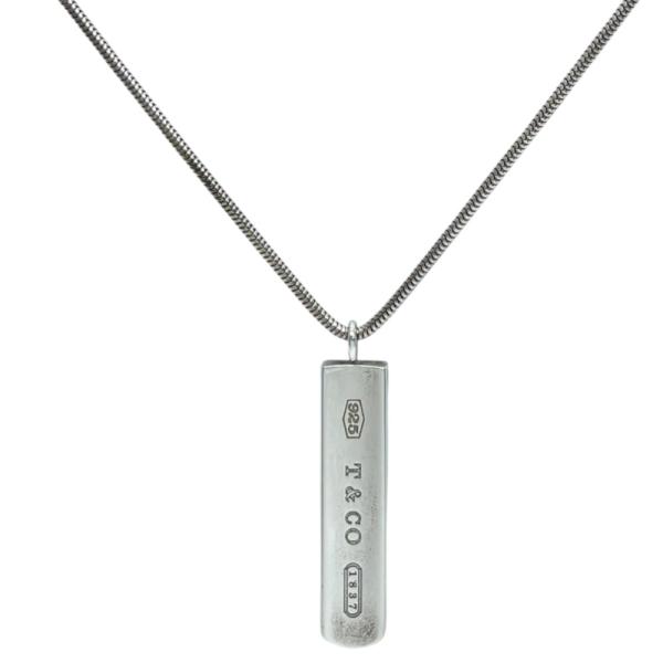 TIFFANY&amp;Co. ティファニー ペンダント ネックレス 1837 バー SV925 シルバー