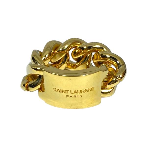 【未使用】SAINT LAURENT サンローラン チャンキー チェーン リング 指輪 アクセサリー...