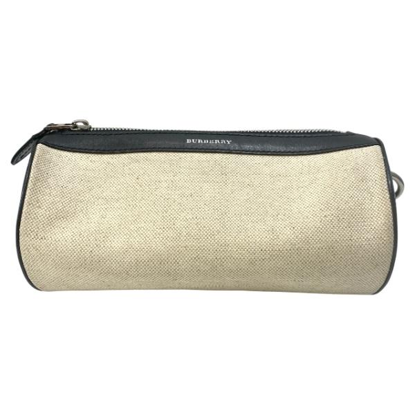 バーバリー 4074968 バレルバッグ ポーチ バニティ ハンドバッグ ショルダーバッグ レザー ...