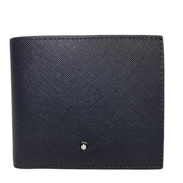 【美品】MONTBLANC モンブラン サルトリアル ウォレット 6cc 財布 二つ折り財布 コンパ...