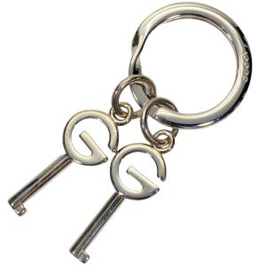CHANEL シャネル T14910 キーリング キーホルダー シルバー レディース