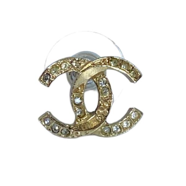 CHANEL シャネル ピアス アクセサリー ジュエリー 小物 ココマーク GP ラインストーン ゴ...