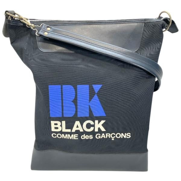 ブラックコムデギャルソン 1n-k201 ショルダーバッグ ロゴ ポリエステル ブラック BLACK...