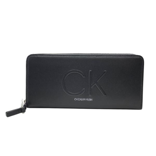 未使用 カルバンクライン 816655 長財布 財布 ロングウォレット ラウンドファスナー ラウンド...