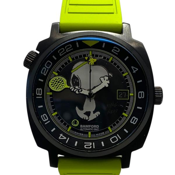 未使用 バンフォード SS キングナード ピーナッツ 腕時計 GMT ウォッチ テニススヌーピー 限...