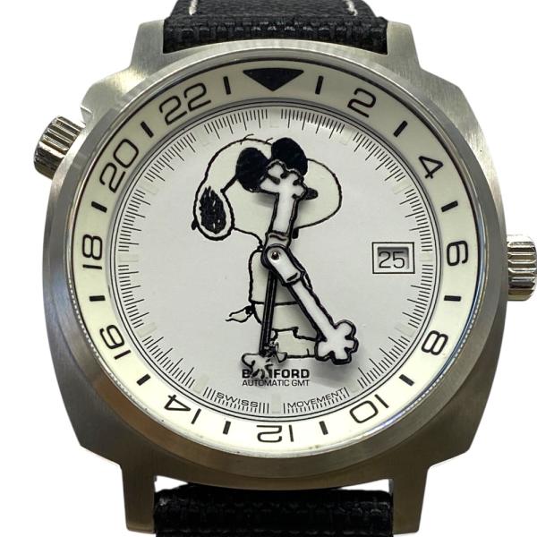 未使用 バンフォード レボリューション GMT ジョー・クール ピーナッツ 腕時計 ウォッチ スヌー...