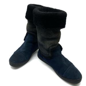 CHANEL シャネル ブーツ マトラッセ ムートンブーツ