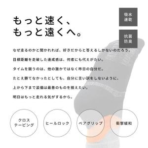 靴下 アメノカク 先丸 走る靴下 競技 ランナ...の詳細画像3