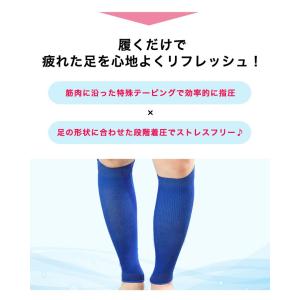 サポーター あしサポ 加圧効果のふくらはぎサポ...の詳細画像3