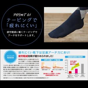 靴下 デキる男の靴下 革靴で疲れにくい靴下 消...の詳細画像3
