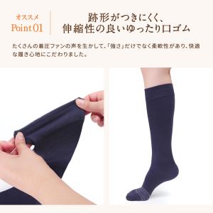 一般医療機器 ゆるっと段階着圧ハイソックス1足...の詳細画像3
