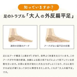 靴下 くつ下 メンズ レディース 偏平足対策靴...の詳細画像3