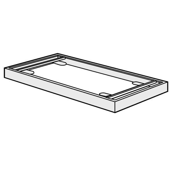 （最大3年保証）コクヨ　エディア　収納システム　オプション　ベース　ダブルベース　ブラックタイプ　（...