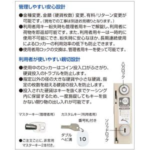 コクヨ 15人用コインロッカー(有料・コインリ...の詳細画像2