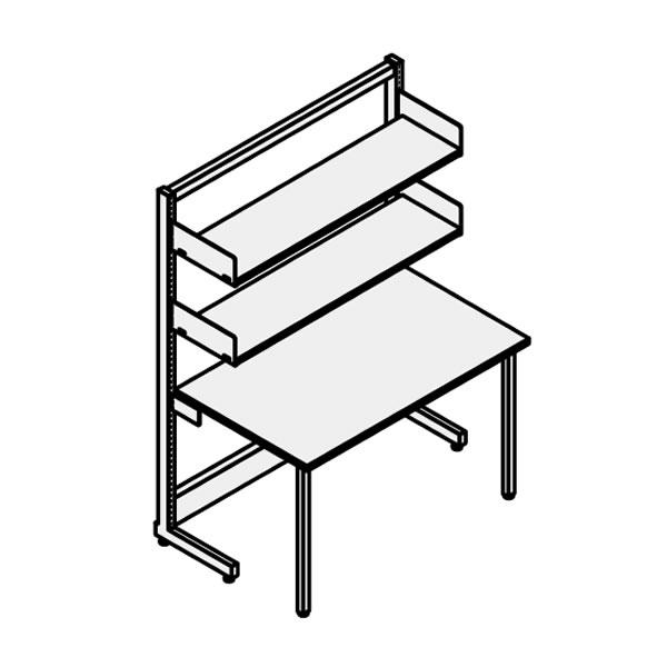 コクヨ　VARIERA/S(バリエラ/S)　デスクタイプ　壁面ユニット　基本タイプ　天板奥行700m...