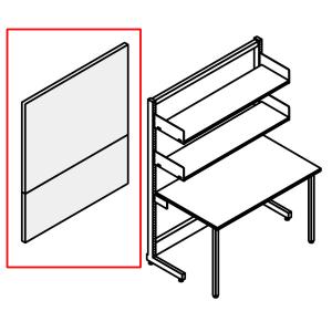 コクヨ　VARIERA/S(バリエラ/S)　フロントパネルセット　壁面用　幅1200×高さ1600mm　ナチュラルオーク色 LAP-SS45ET1｜economy