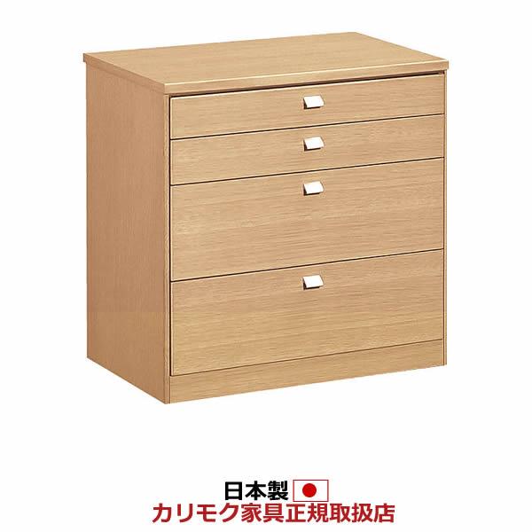 *メーカー在庫限り　　カリモク リビングボード チェスト 幅679mm　モルトブラウン色のみ QT2...