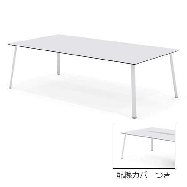 コクヨ　SAIBI-TX(サイビティーエックス)　会議用テーブル　スクエアタイプ　配線あり　天板（ブ...