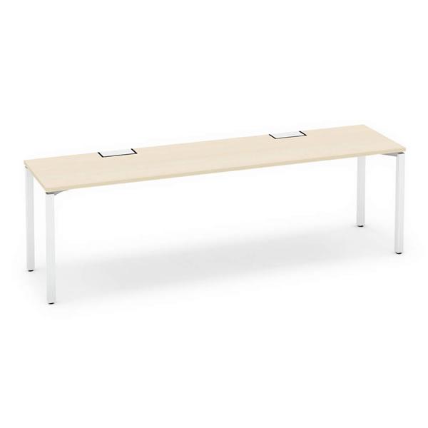 ワークフィット　スタンダードテーブル　片面タイプ　幅2400×奥行600　アジャスター脚 SD-WF...