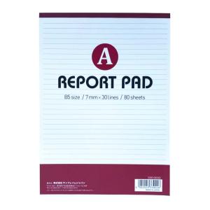 サンフレイムジャパン Ｂ５レポート用紙 80枚 Ａ罫 330-003 R***84の商品画像