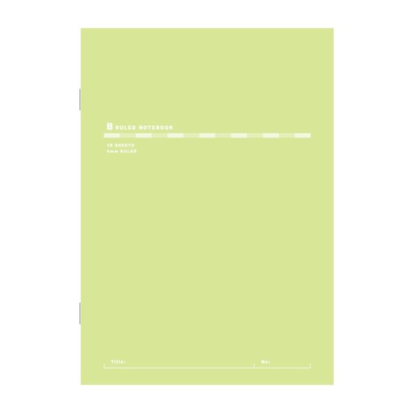 日本ノート　キョクトウ　B5 スリムノート　ワイヤーステッチ　ライトグリーン　X01LG