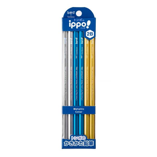 【欠品中：納期未定 入荷次第発送】トンボ鉛筆 Tombow イッポ かきかた鉛筆 メタリック Ａ０１...