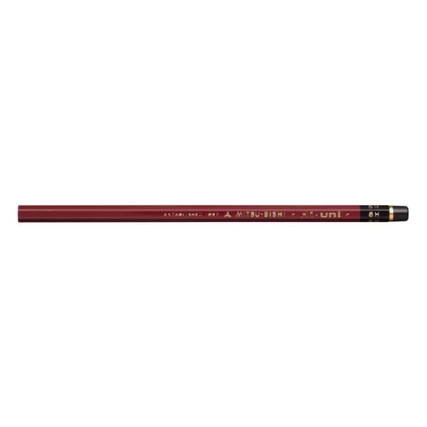 三菱鉛筆　ハイユニ鉛筆　８Ｈ　単品（1本）　HU8H