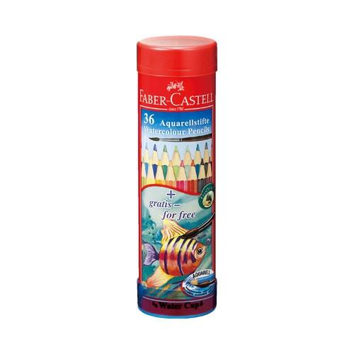 ファーバーカステル（FABER-CASTELL） 水彩色鉛筆　丸缶　36色セット　TFC-11593...