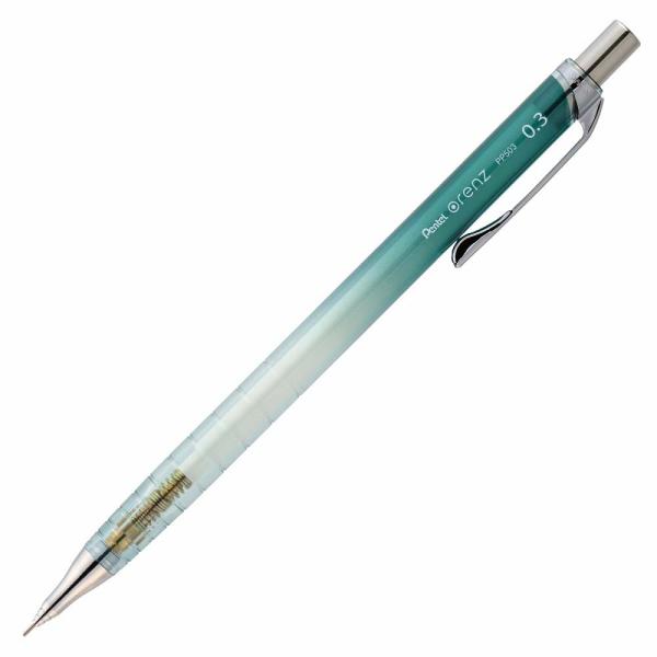 【数量限定】ぺんてる Pentel シャープペンシル 限定 オレンズ 0.3mm スモーキーブルー軸...