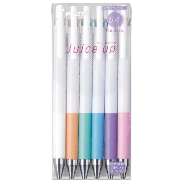 パイロット PILOT ジュースアップ 0.4mm パステルカラー 6色セット LJP120S4-6...