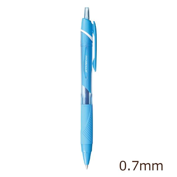 ＜三菱鉛筆＞ ジェットストリームカラーインクボールペン 細字 0.7mm ライトブルー　SXN150...