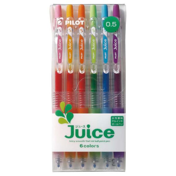 パイロット PILOT ジュース 0.5mm 6色セット LJU60EF-6C ゲルインキボールペン